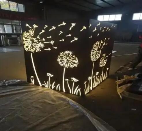 石家庄耐候钢灯箱